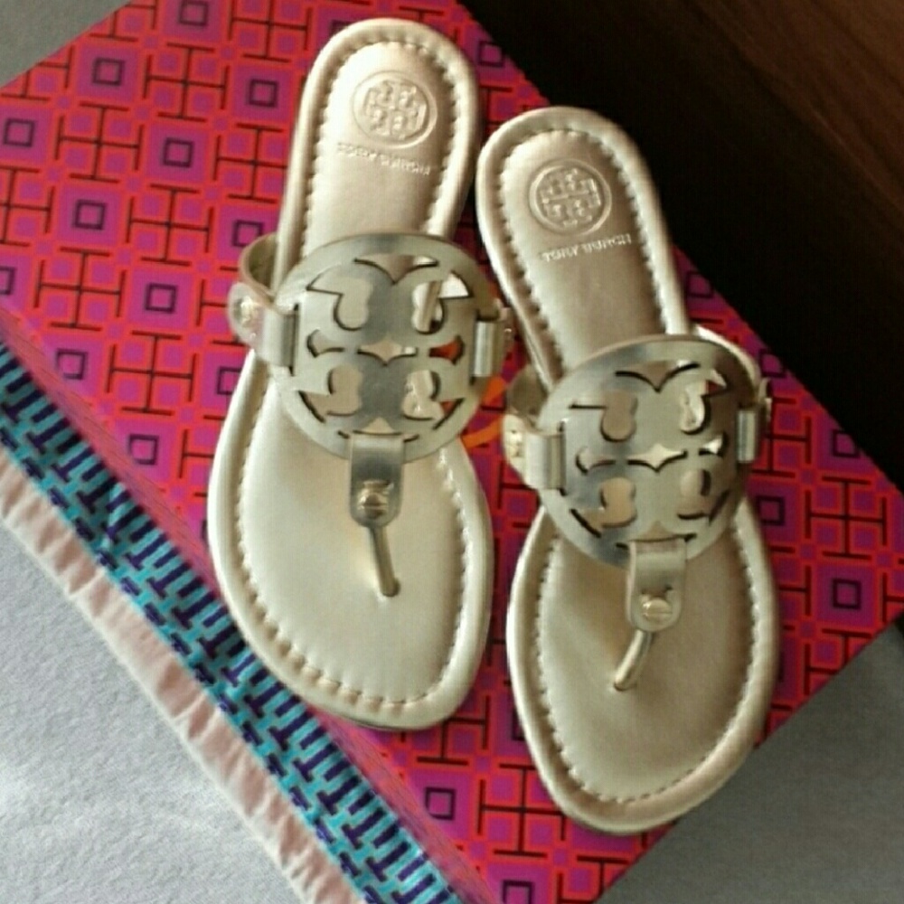 New Tory Burch Miller Sandals size 4